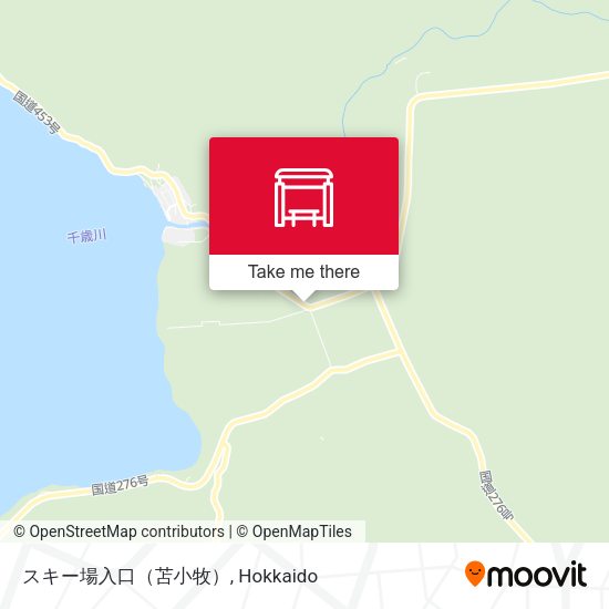 スキー場入口（苫小牧） map