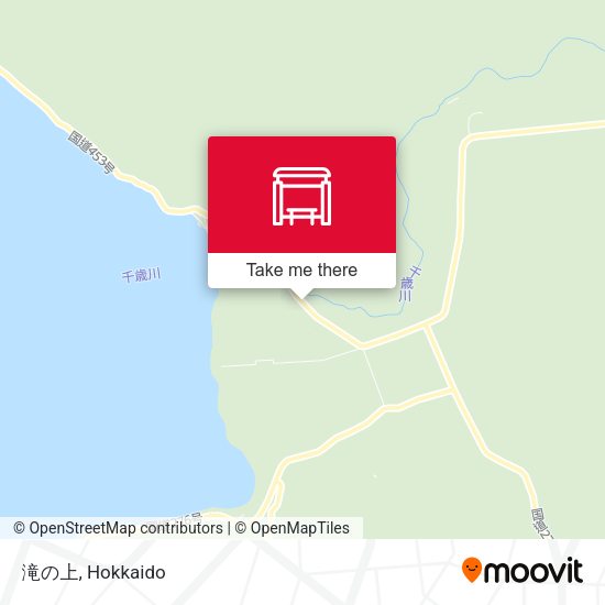 滝の上 map