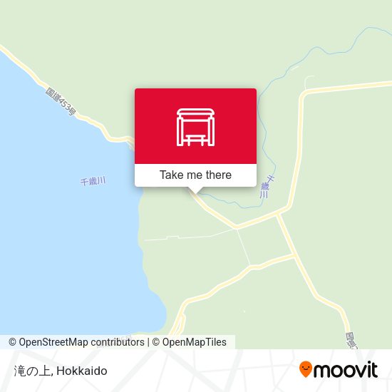 滝の上 map