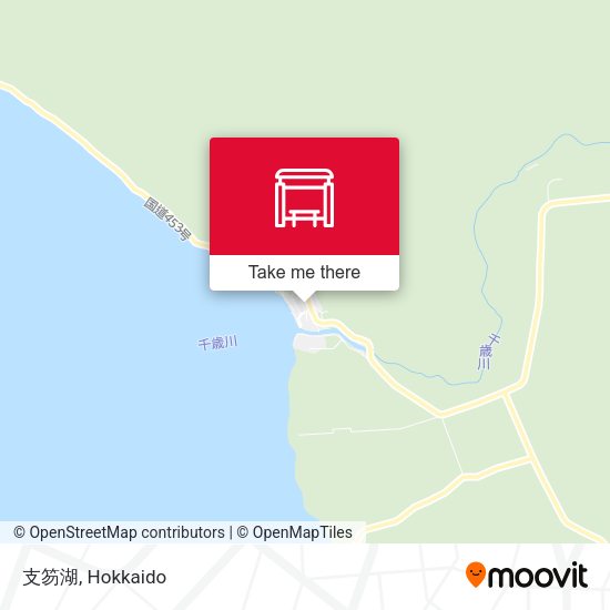 支笏湖 map
