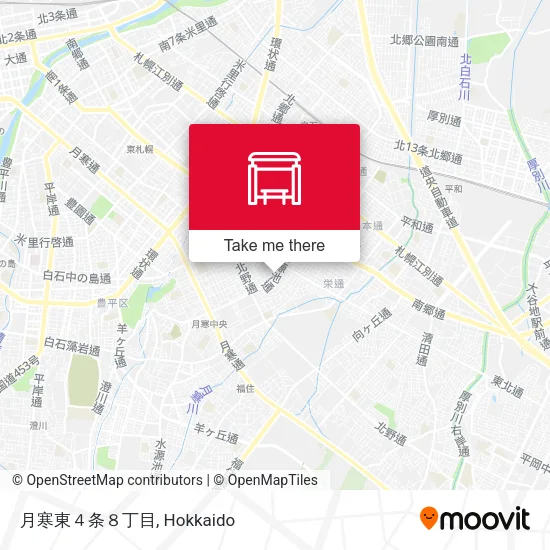 月寒東４条８丁目 map