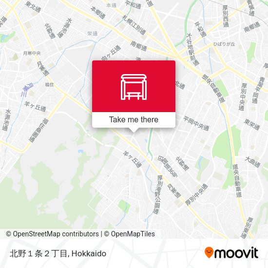 北野１条２丁目 map