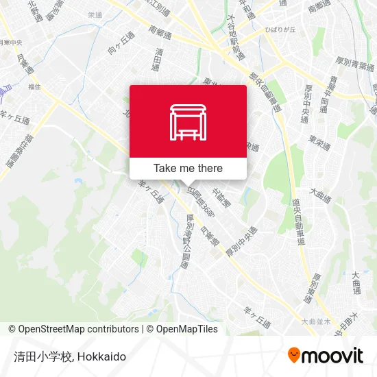 清田小学校 map