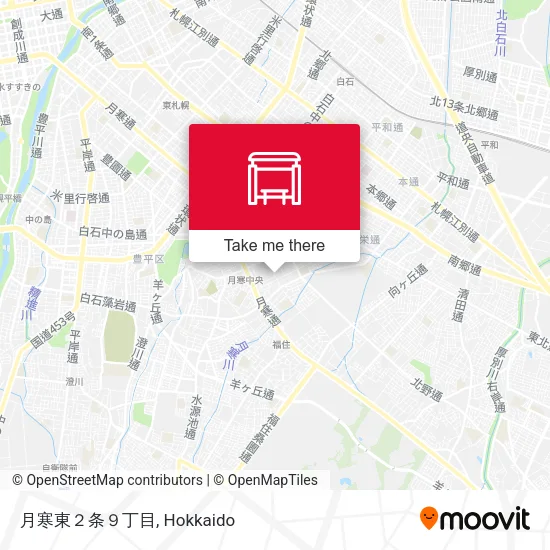 月寒東２条９丁目 map