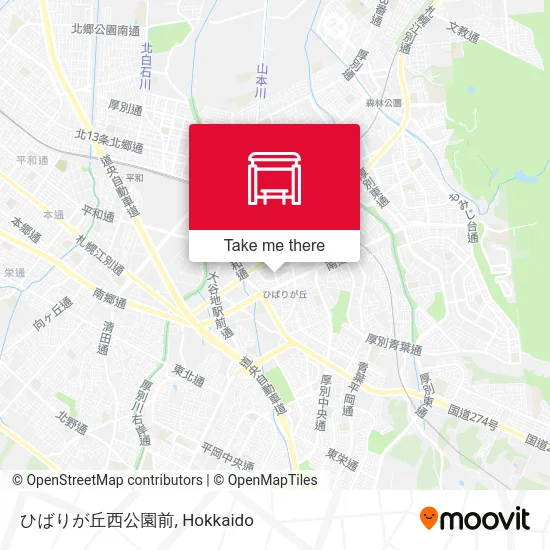 ひばりが丘西公園前 map