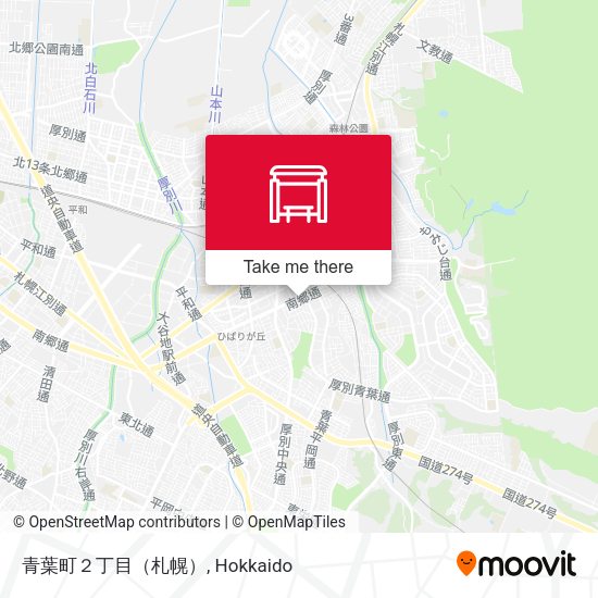 青葉町２丁目（札幌） map