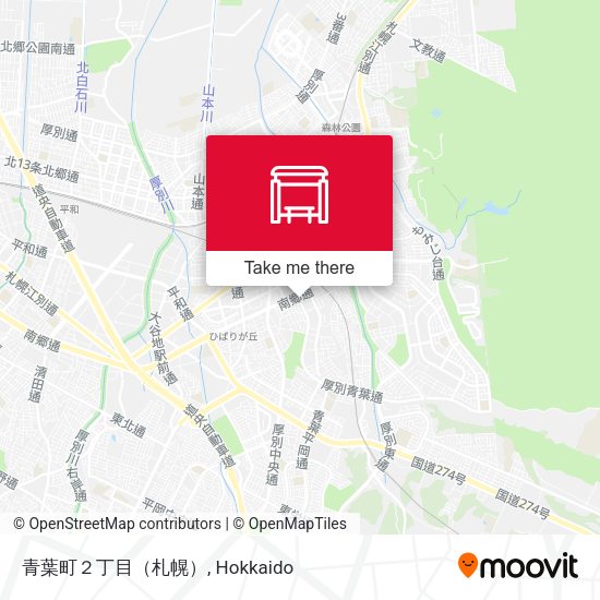 青葉町２丁目（札幌） map