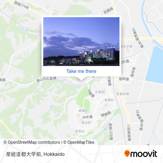 星槎道都大学前 map