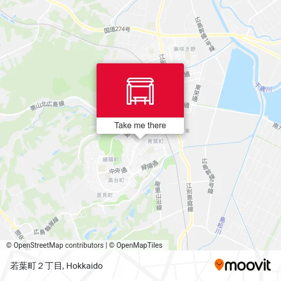 Wakaba-cho 2-chome map