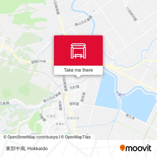 東部中南 map
