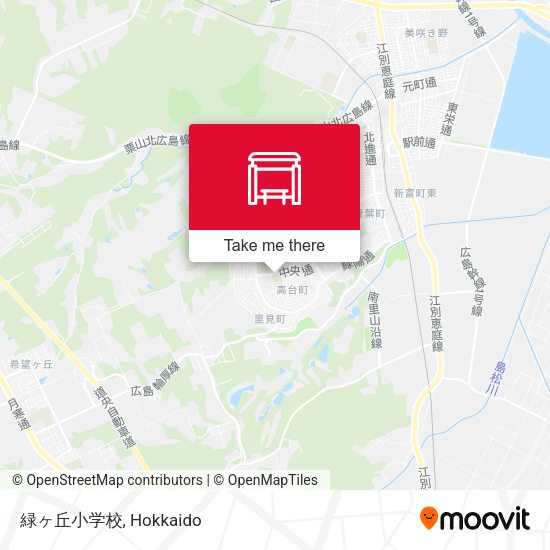 緑ヶ丘小学校 map