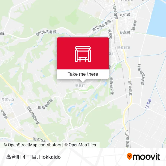 Takadai-cho 4-chome map