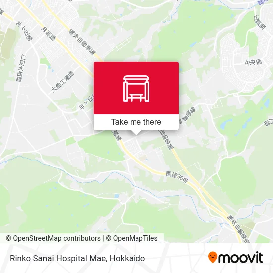 Rinko Sanai Hospital Mae map