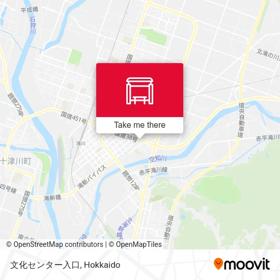 文化センター入口 map