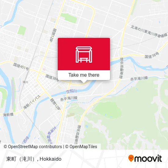 東町（滝川） map