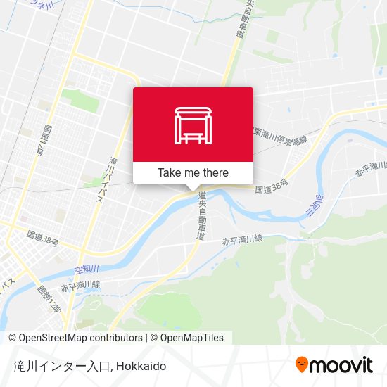 滝川インター入口 map