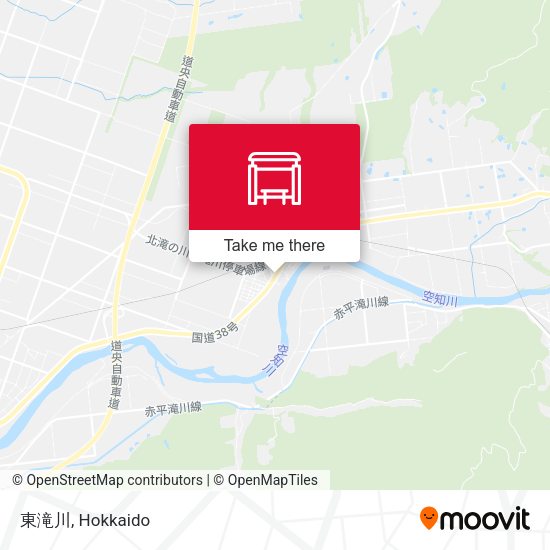 東滝川 map
