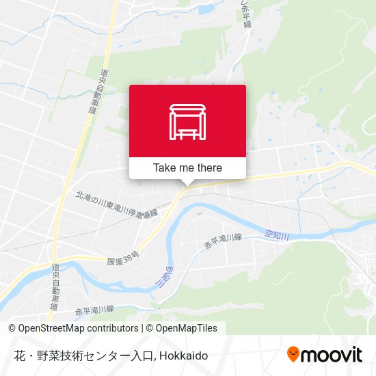 花・野菜技術センター入口 map