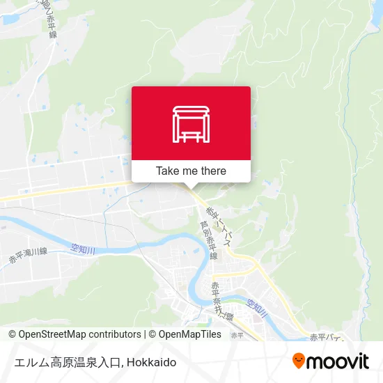 エルム高原温泉入口 map