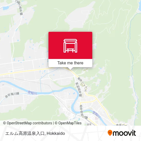 エルム高原温泉入口 map