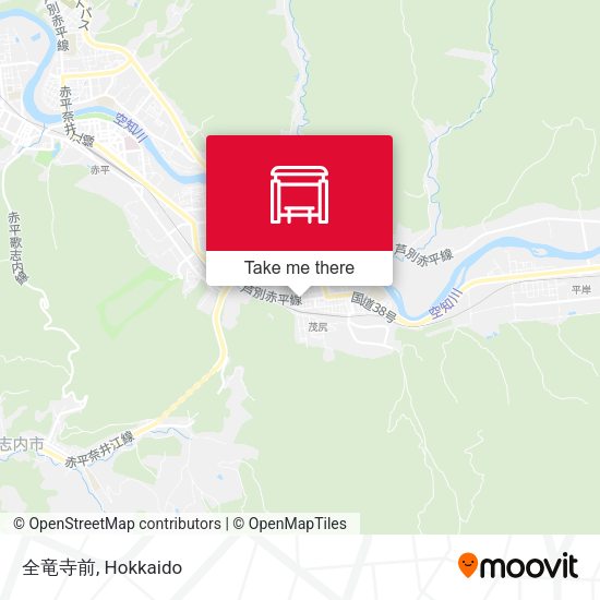 全竜寺前 map