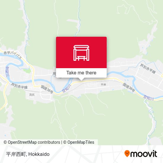 平岸西町 map