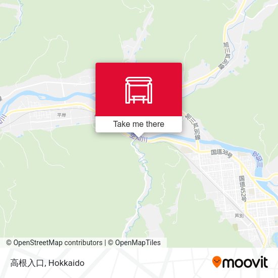 高根入口 map