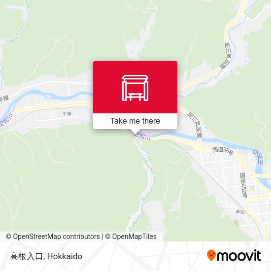 高根入口 map
