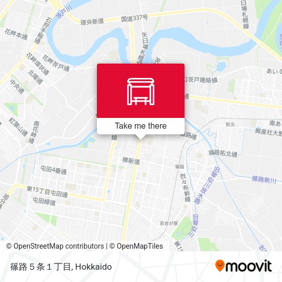 篠路５条１丁目 map