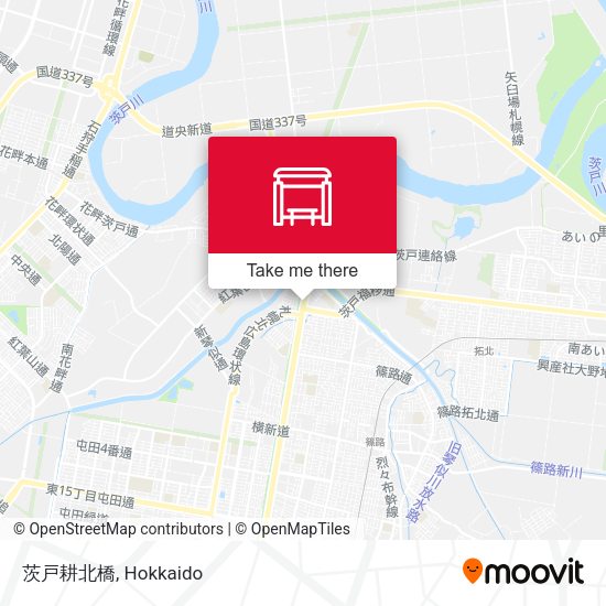 茨戸耕北橋 map