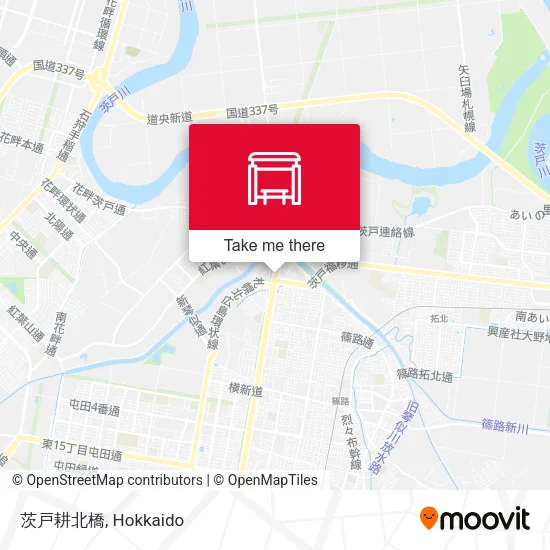 茨戸耕北橋 map