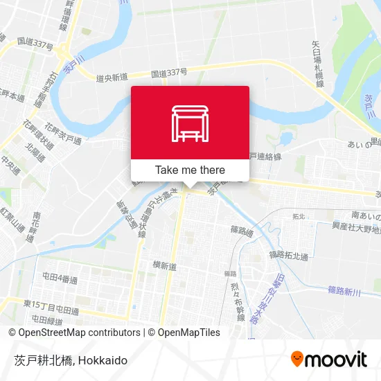 茨戸耕北橋 map