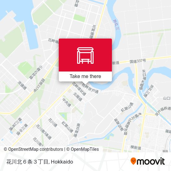 花川北６条３丁目 map