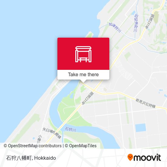 石狩八幡町 map