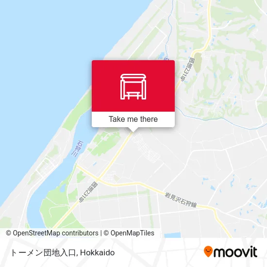 トーメン団地入口 map