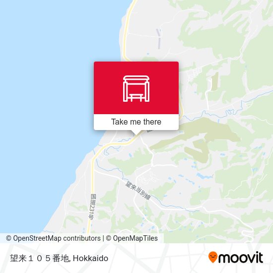 望来１０５番地 map