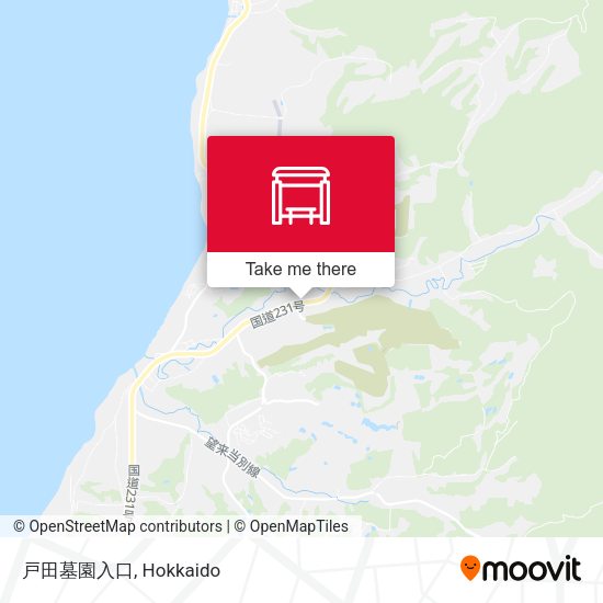 戸田墓園入口 map