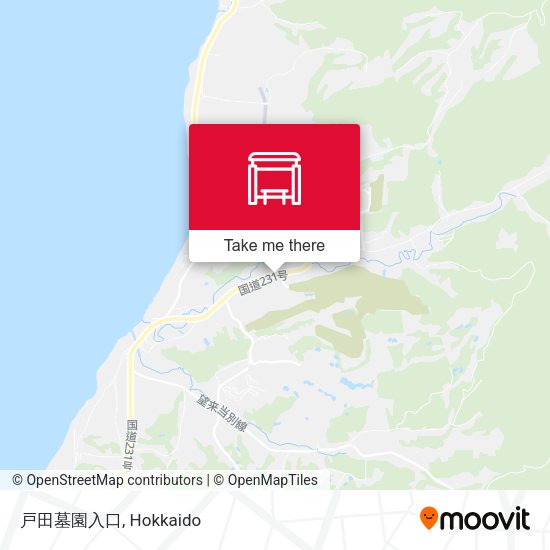 戸田墓園入口 map