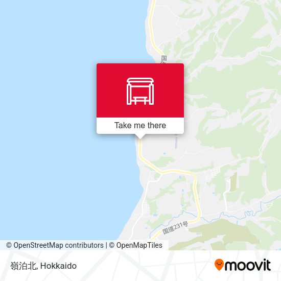嶺泊北 map