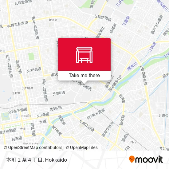 本町１条４丁目 map