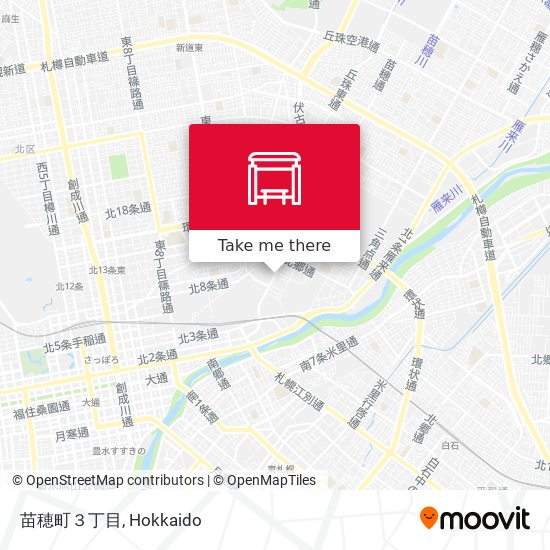 苗穂町３丁目 map