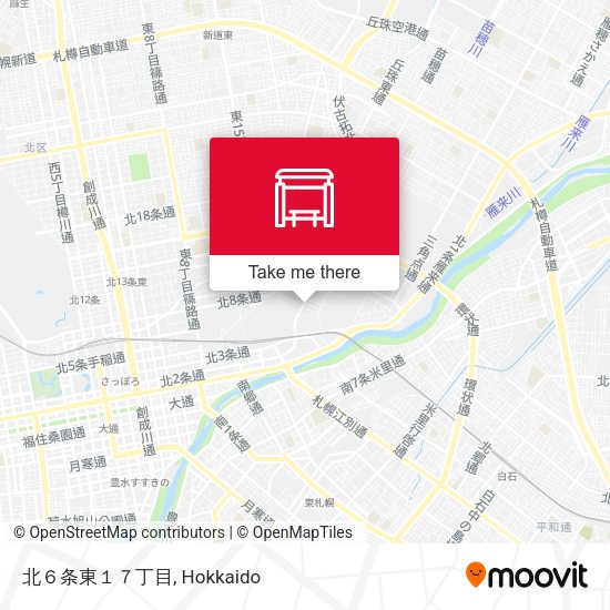 北６条東１７丁目 map
