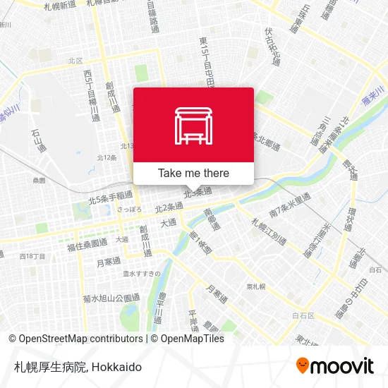 札幌厚生病院 map