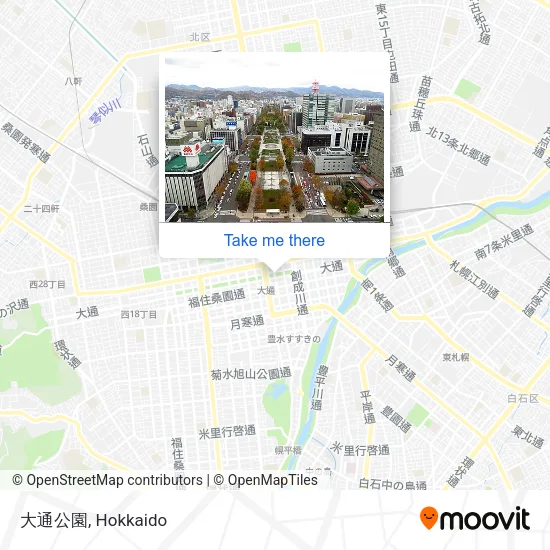 大通公園 map