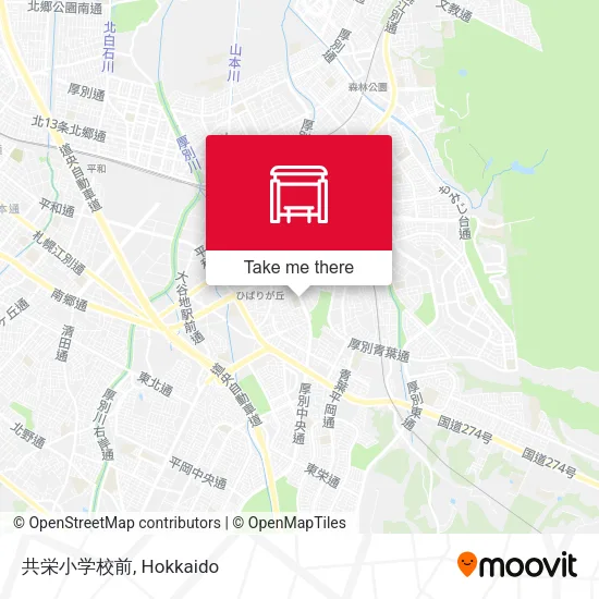 共栄小学校前 map
