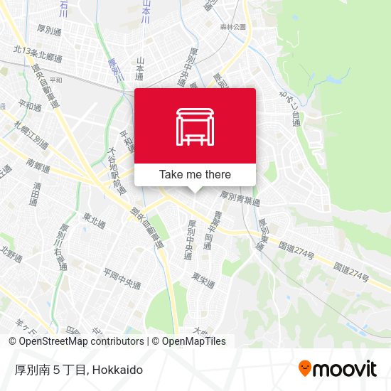 厚別南５丁目 map