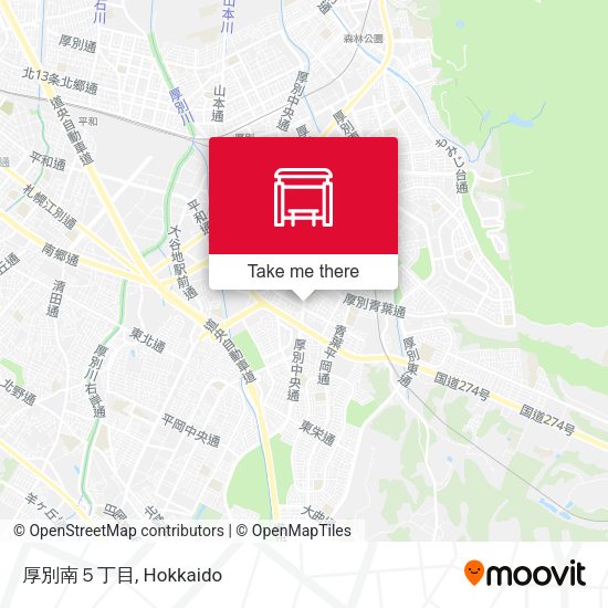 厚別南５丁目 map