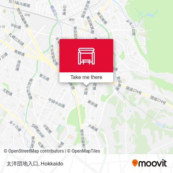 太洋団地入口 map