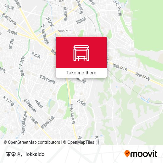 東栄通 map