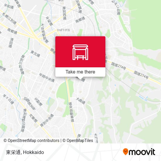 東栄通 map